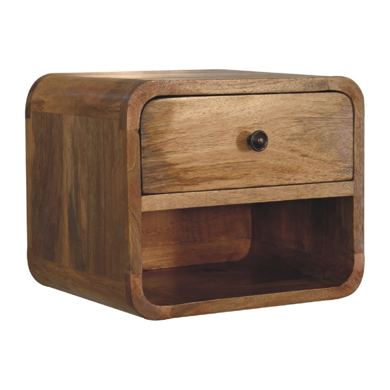 Arto 1 Drawer Floating Bedside with Shelf