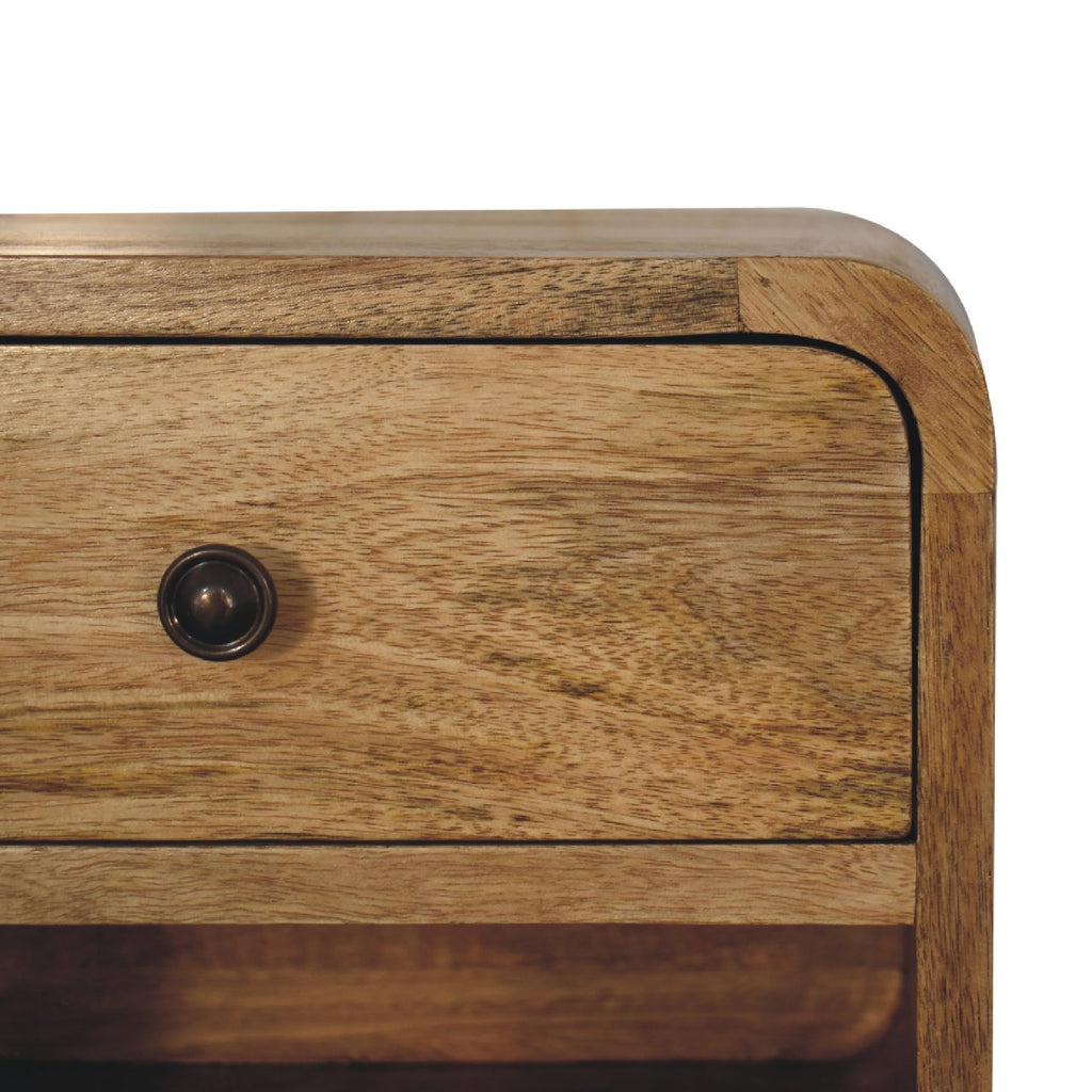 Arto 1 Drawer Floating Bedside with Shelf
