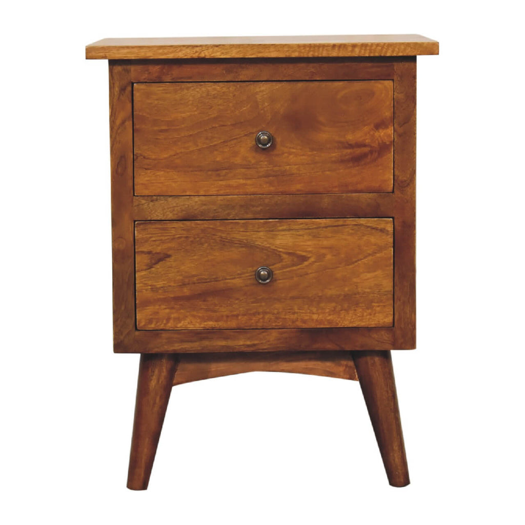 Aaren Chestnut Finish Bedside