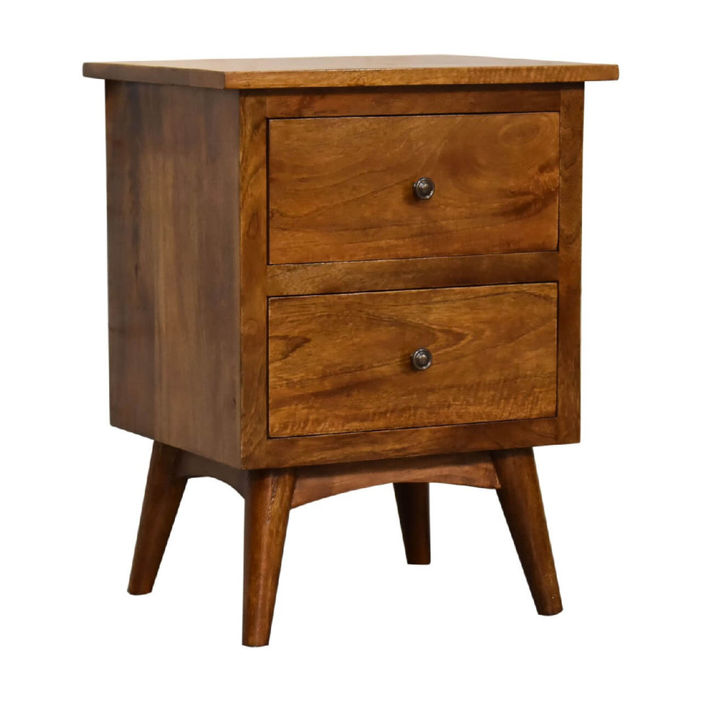 Aaren Chestnut Finish Bedside