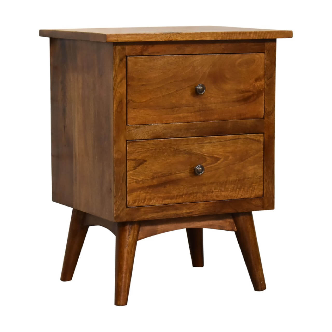 Aaren Chestnut Finish Bedside