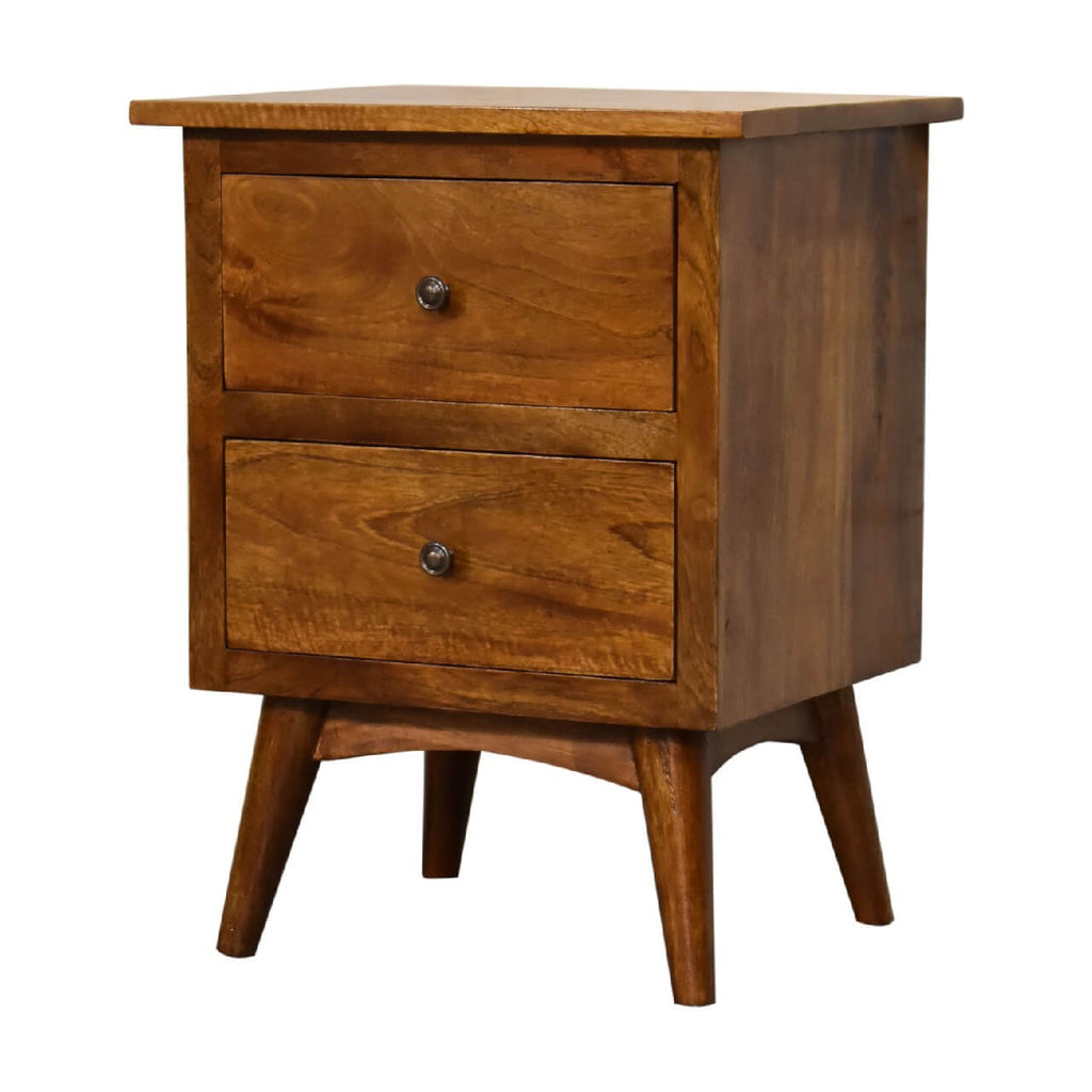 Aaren Chestnut Finish Bedside