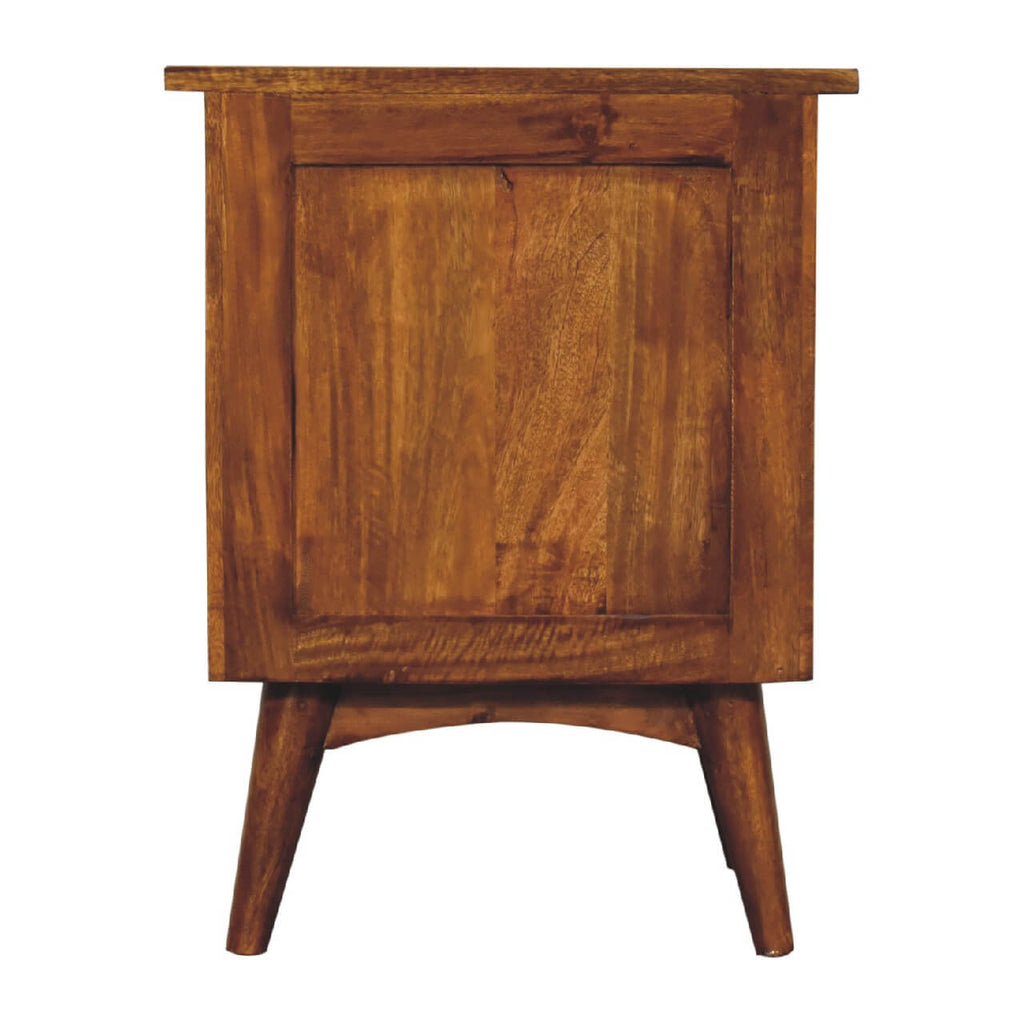 Aaren Chestnut Finish Bedside