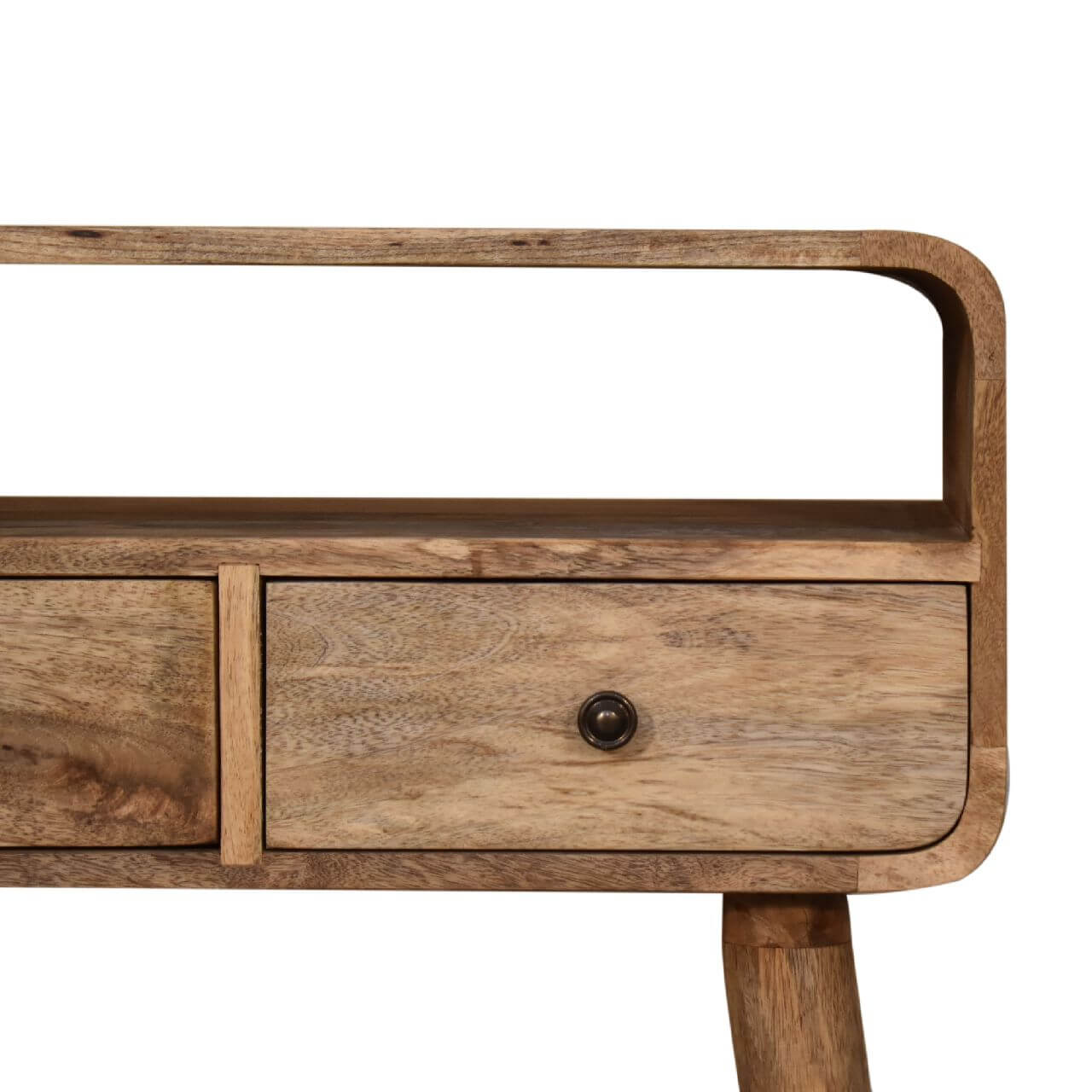 Arto Narrow Console Table Oak Finish