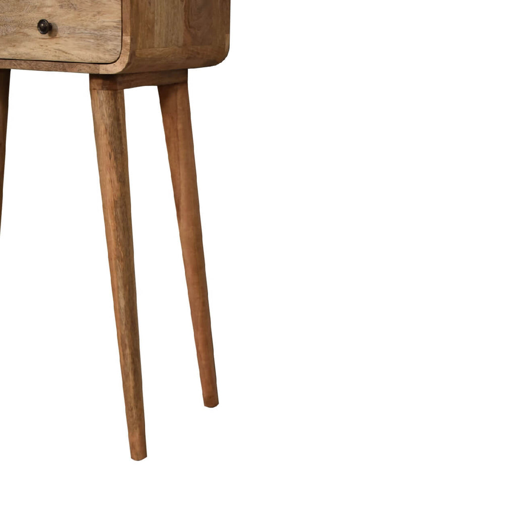 Arto Narrow Console Table Oak Finish