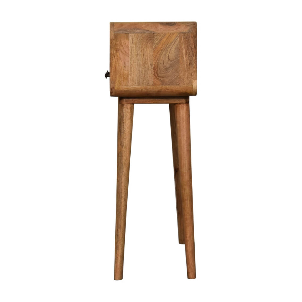 Arto Narrow Console Table Oak Finish
