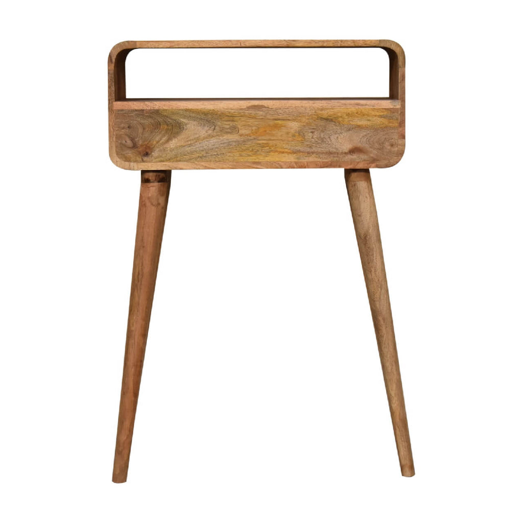 Arto Narrow Console Table Oak Finish