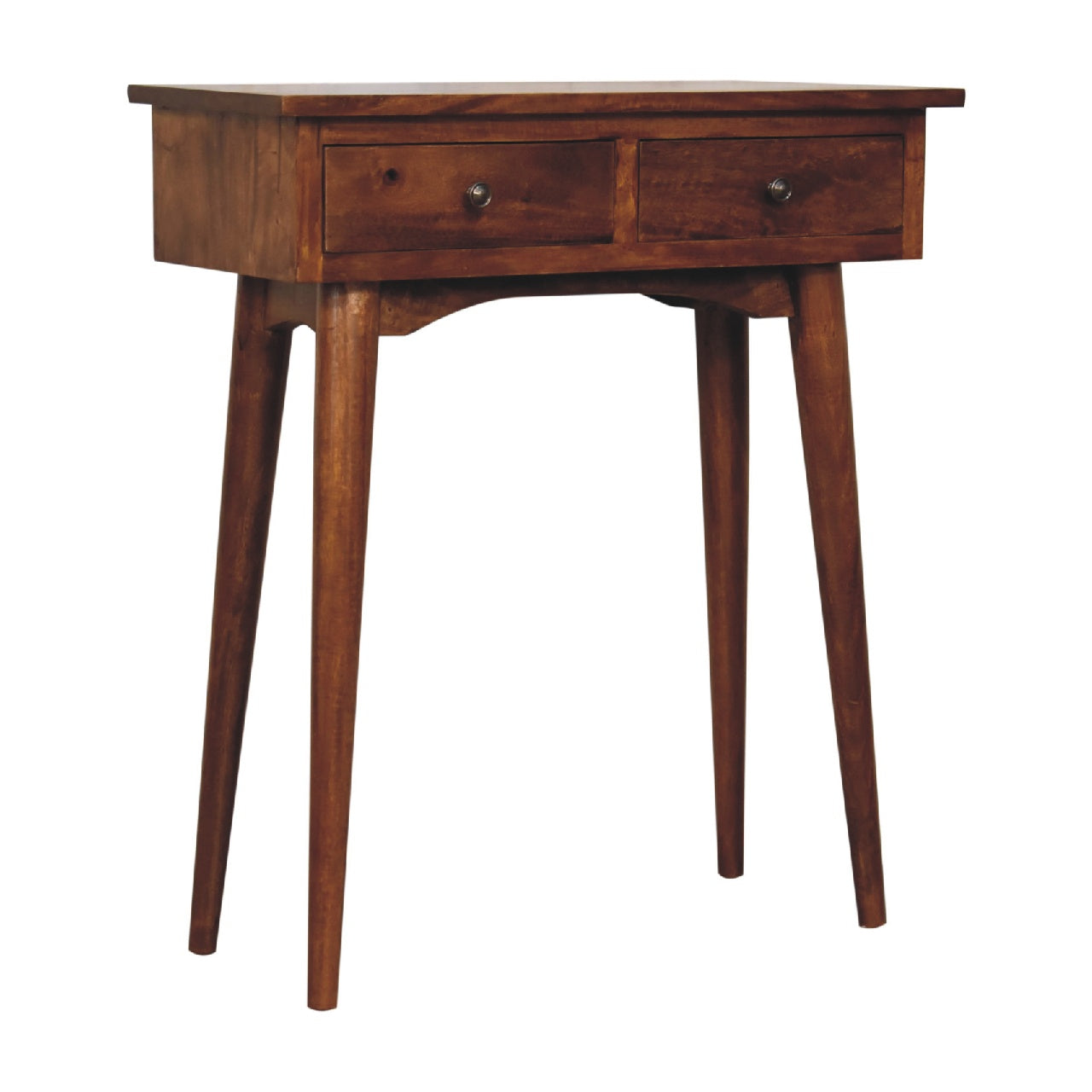 Liv Narrow Console Table, Chestnut