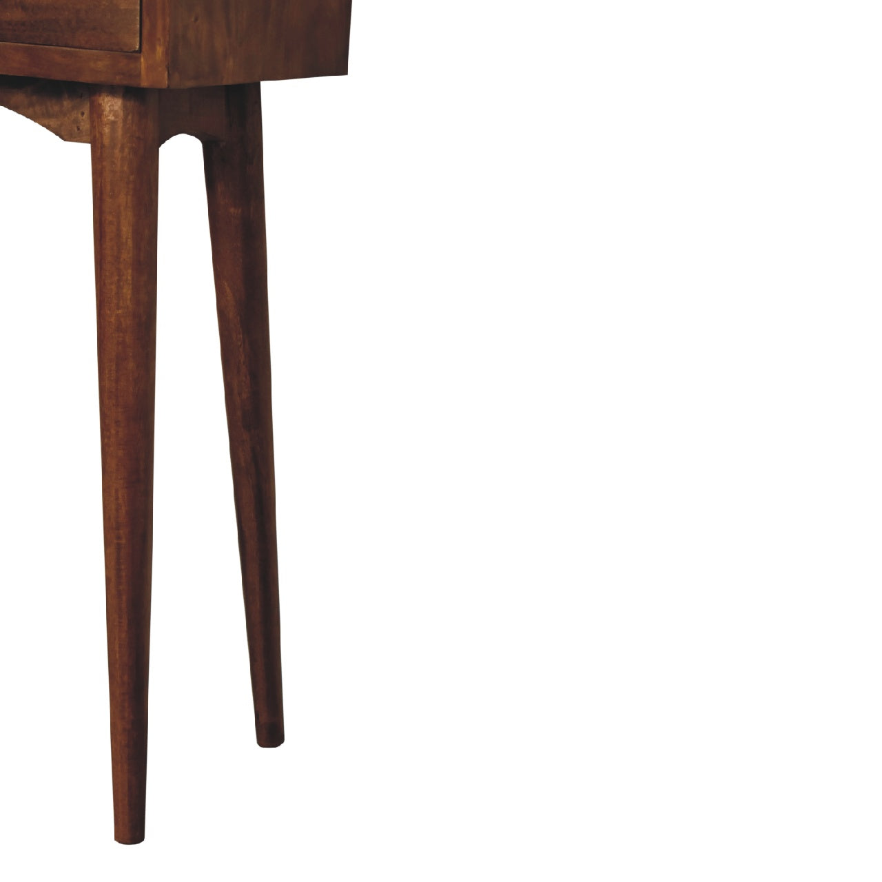 Liv Narrow Console Table, Chestnut