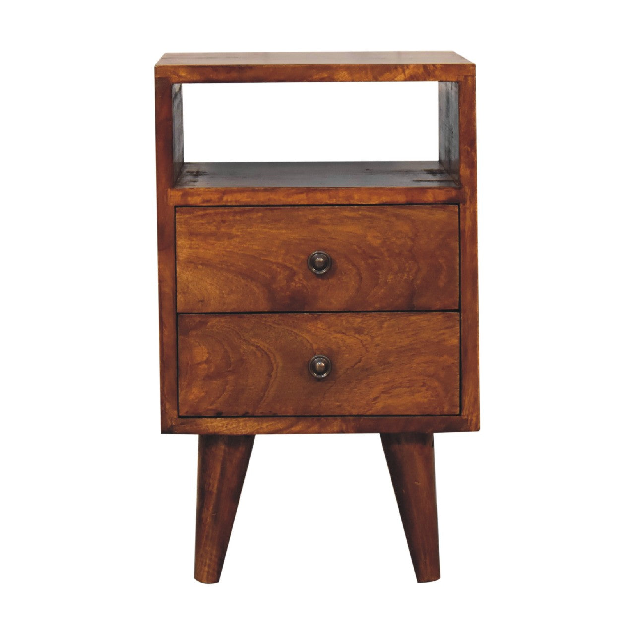 Narrow Classic Bedside, Chestnut