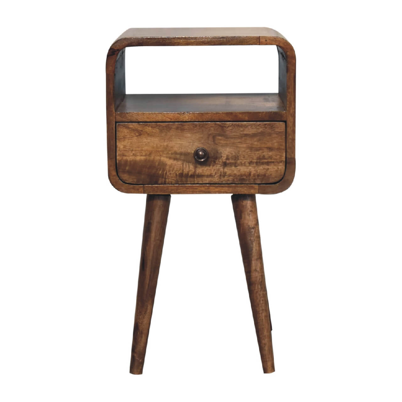 Arto 1 Drawer Narrow Bedside, Grey Wash
