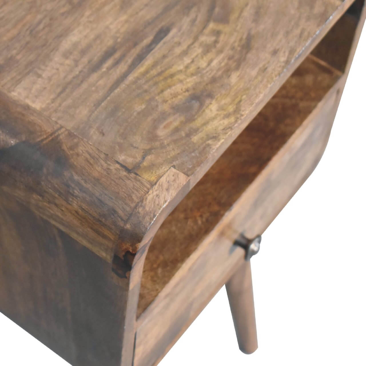 Arto 1 Drawer Narrow Bedside, Grey Wash