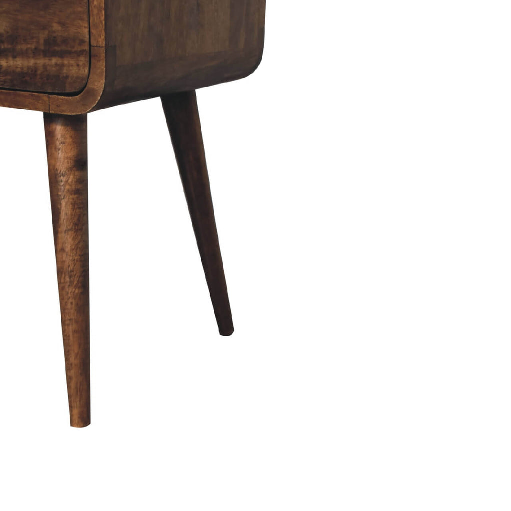 Arto 1 Drawer Narrow Bedside, Grey Wash