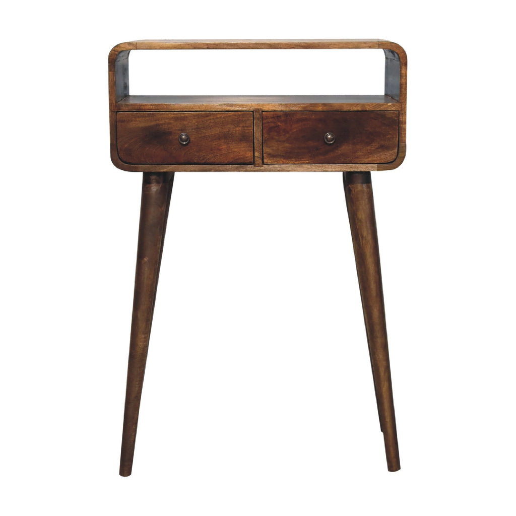 Arto Narrow Console Table, Grey Wash