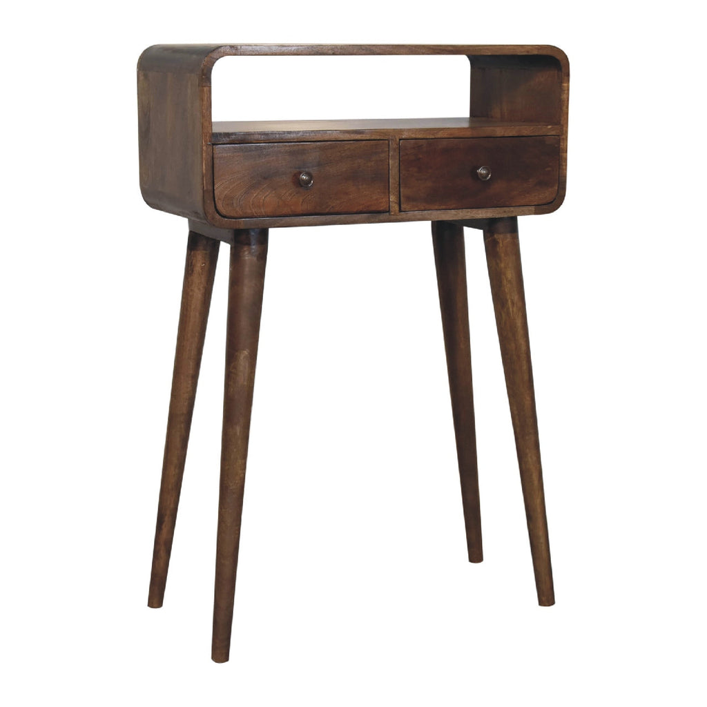 Arto Narrow Console Table, Grey Wash