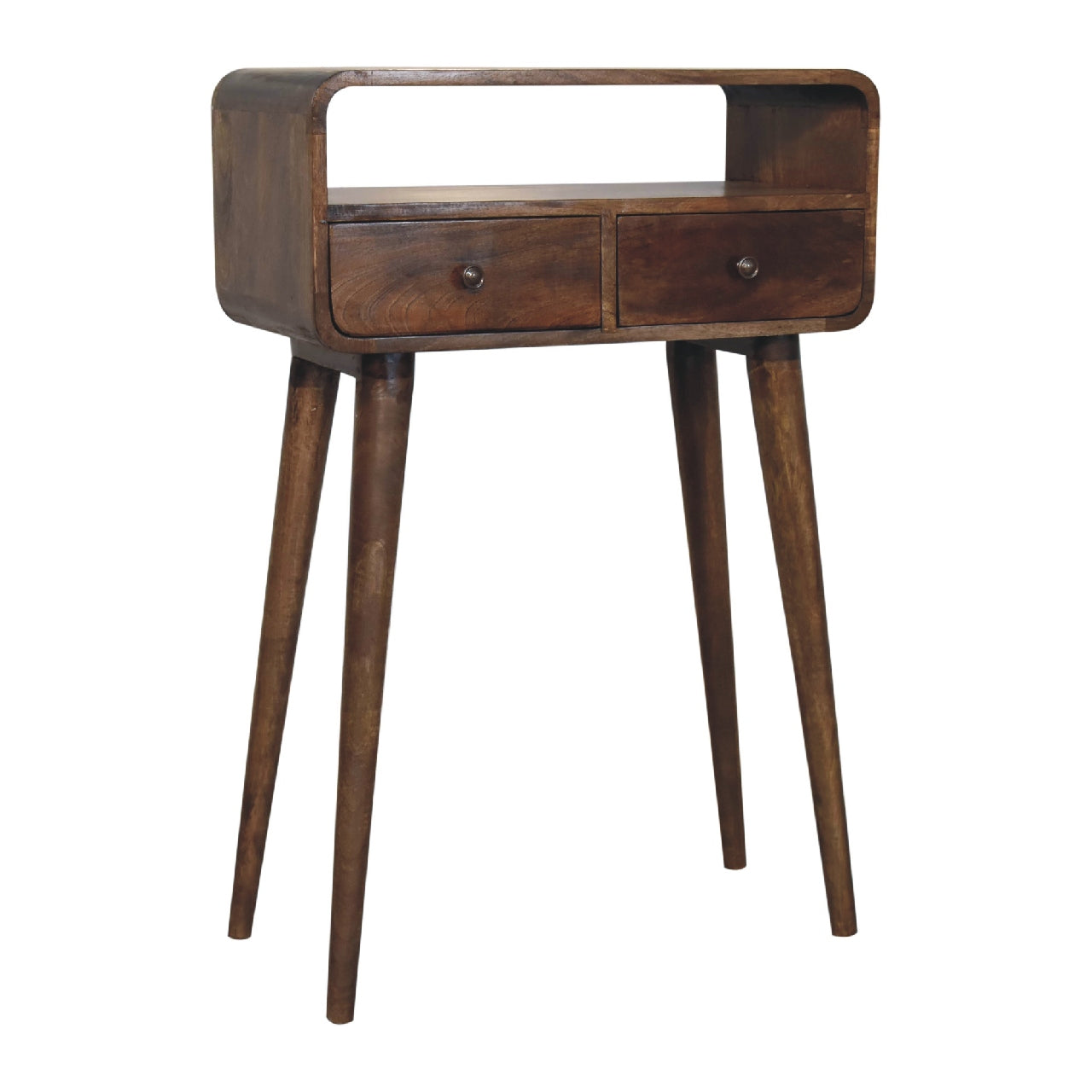 Arto Narrow Console Table, Grey Wash