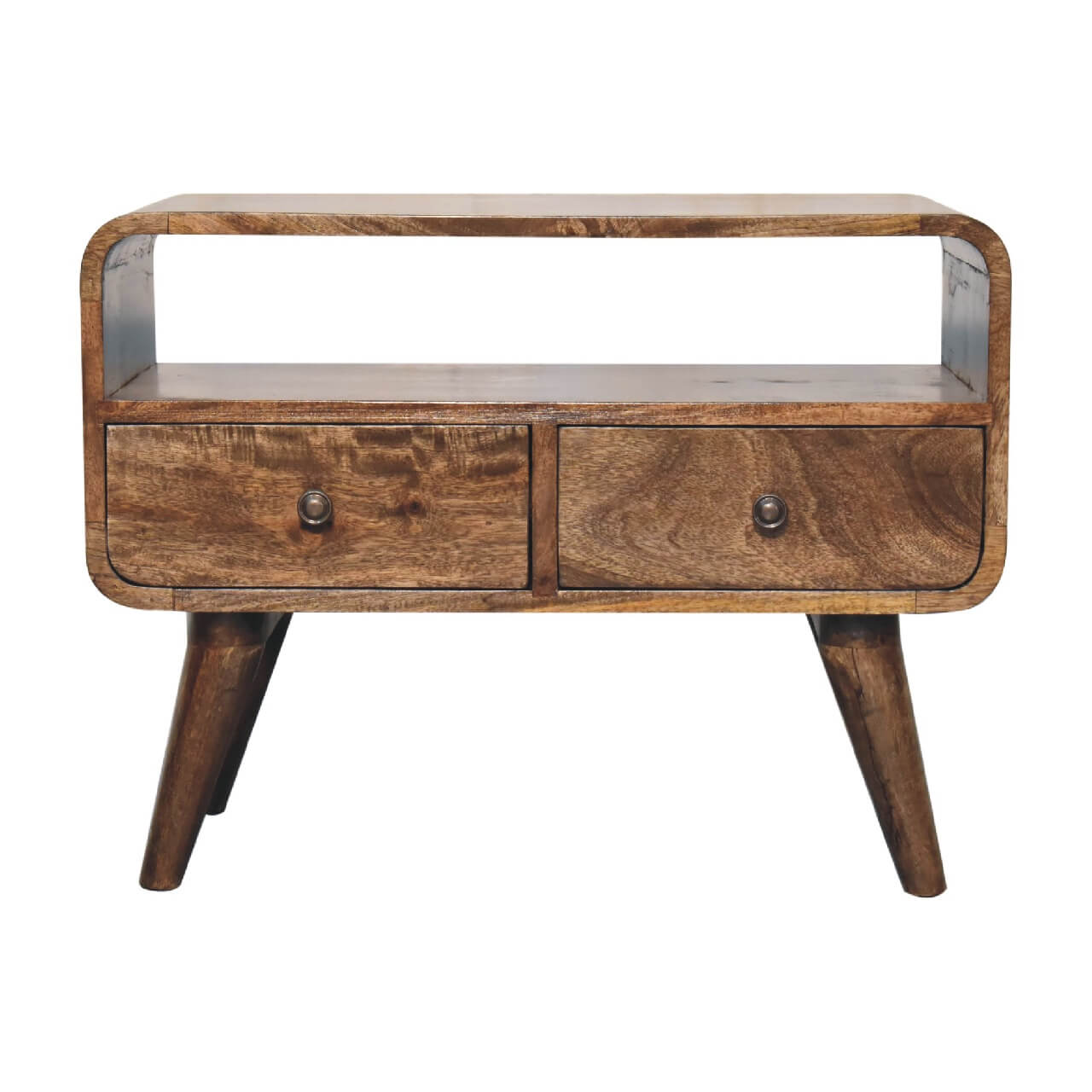 Arto Narrow TV Stand, Grey Wash