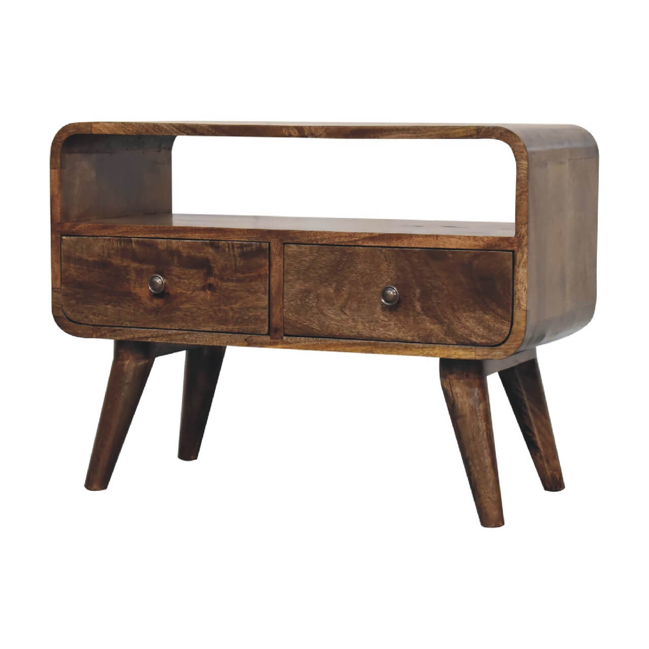 Arto Narrow TV Stand, Grey Wash