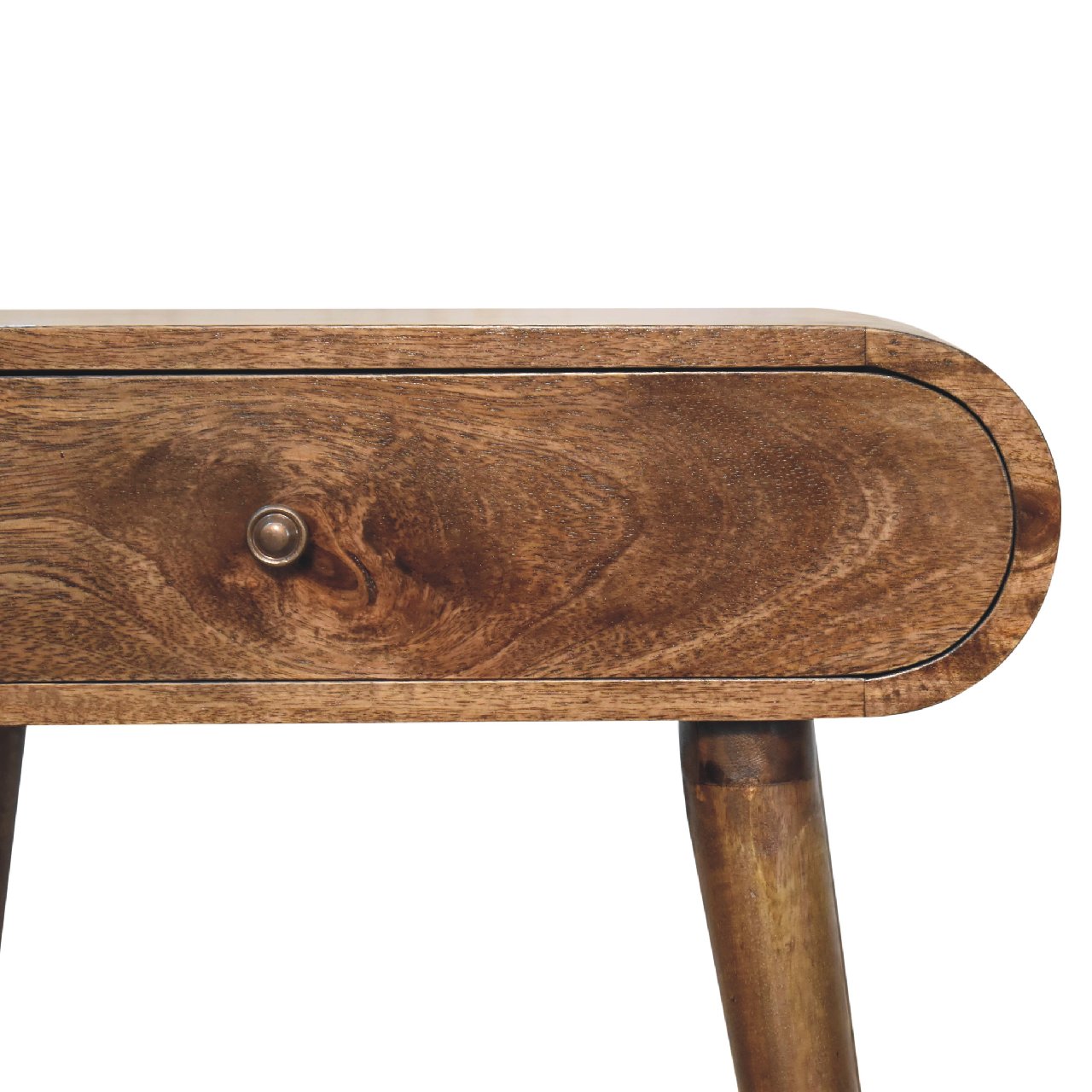 London Narrow Console Table, Chestnut