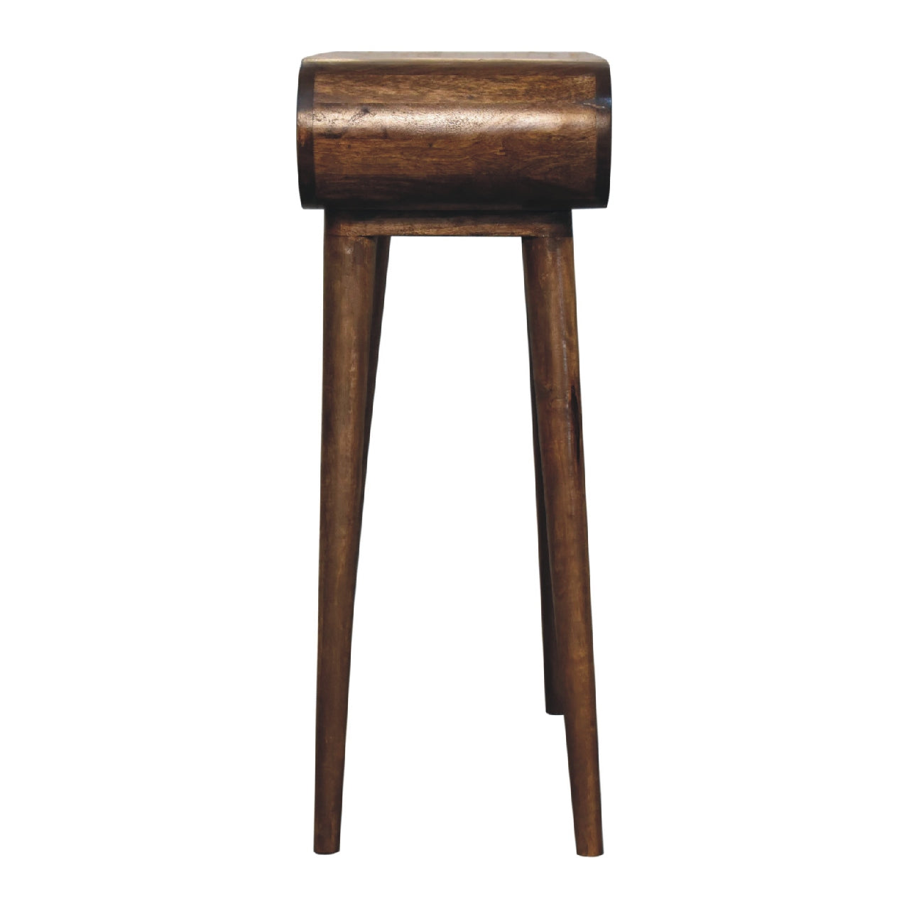London Narrow Console Table, Chestnut