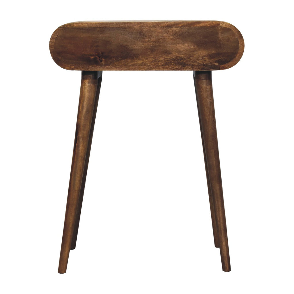 London Narrow Console Table, Chestnut