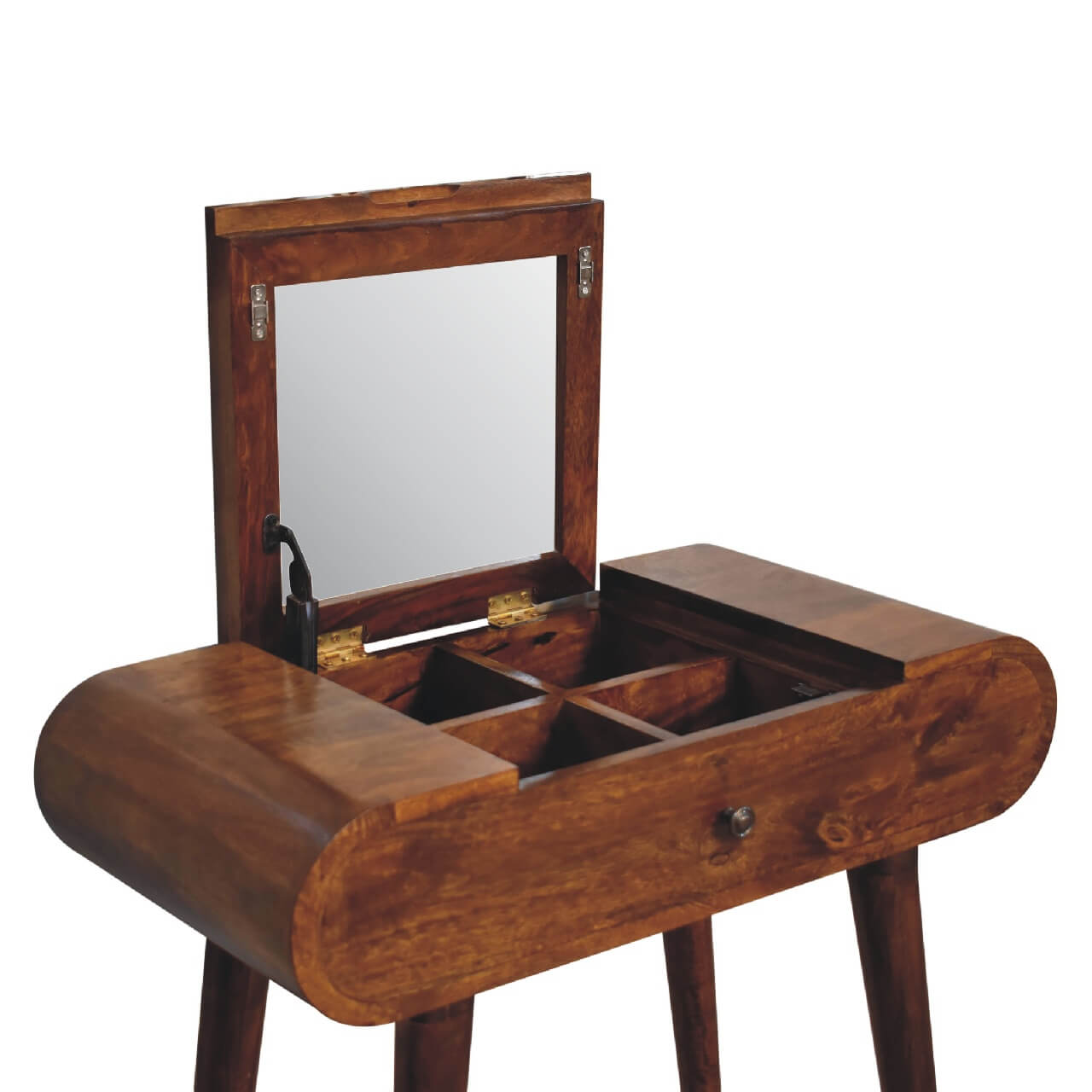 London Narrow Dressing Table, Chestnut