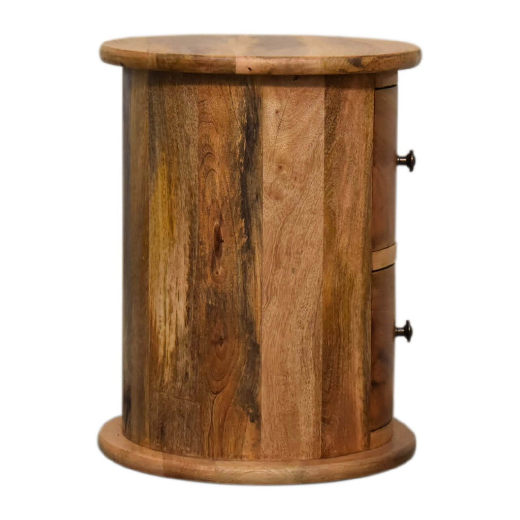 Drum Bedside Table