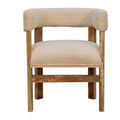Bouclé Chair, Cream