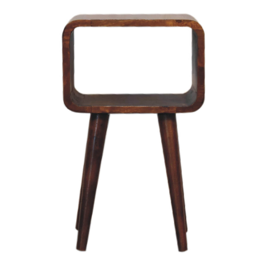Narrow Open Bedside, Chestnut