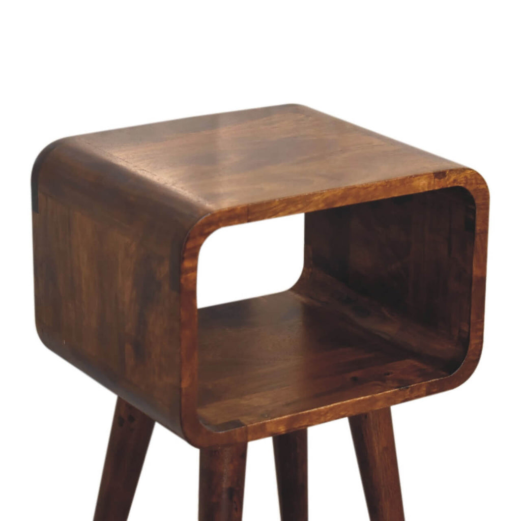 Narrow Open Bedside, Chestnut