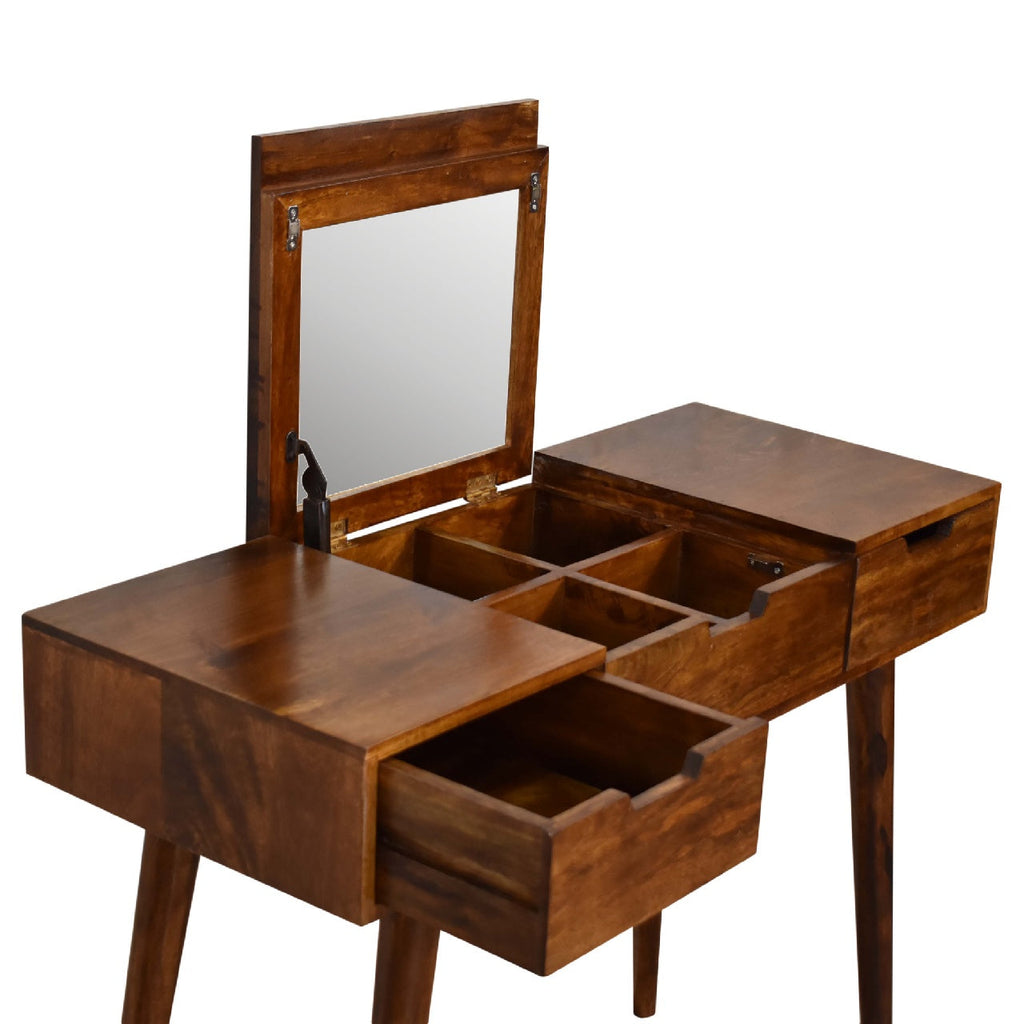 Astrid Dressing Table, Chestnut