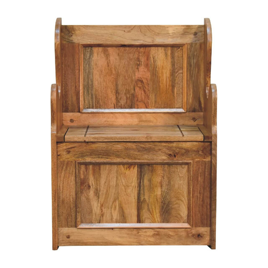 Narrow Monks Hallway Bench