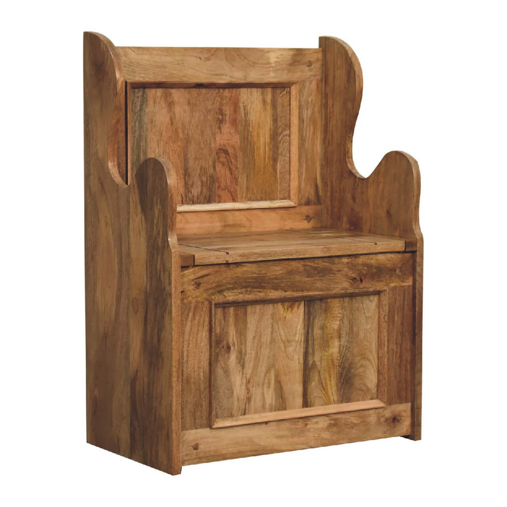 Narrow Monks Hallway Bench