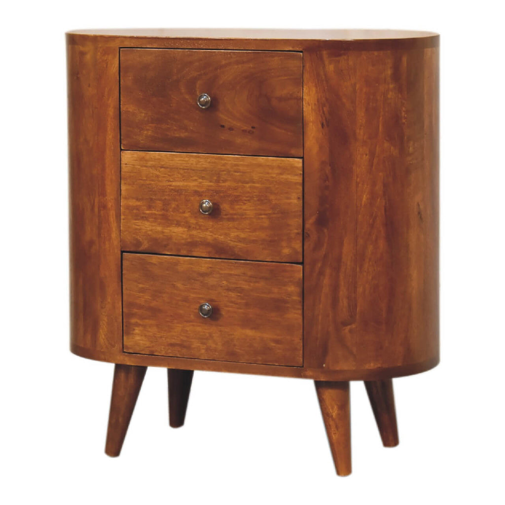 London Narrow Cabinet, Chestnut