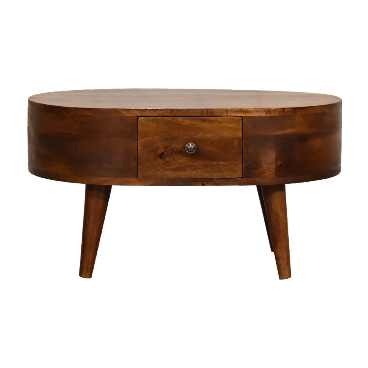 London Narrow Coffee Table, Chestnut