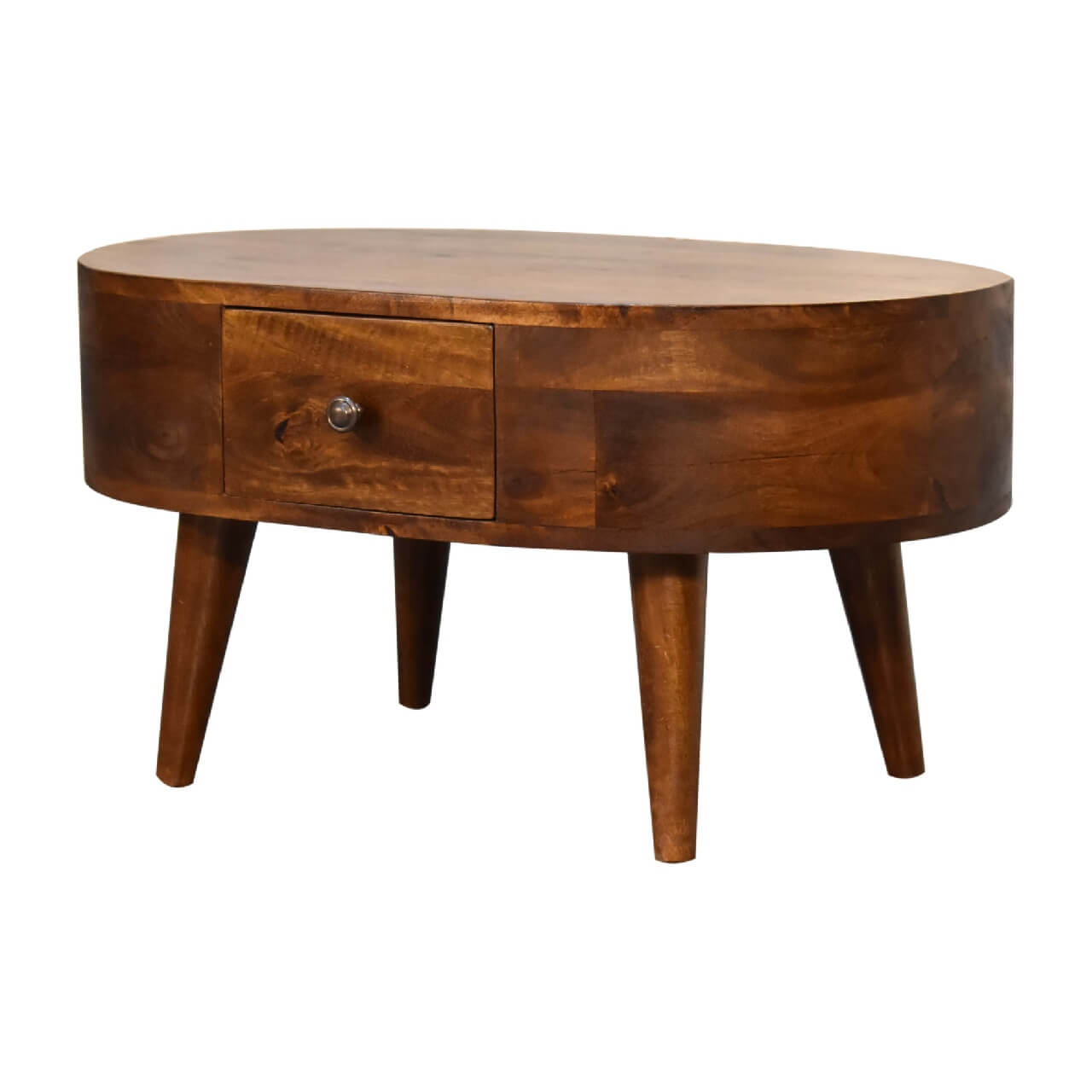 London Narrow Coffee Table, Chestnut