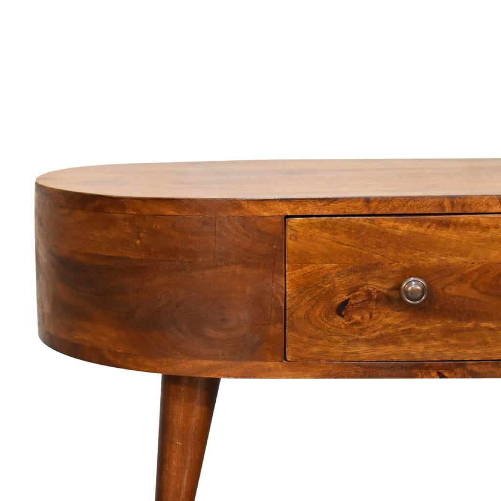London Narrow Coffee Table, Chestnut