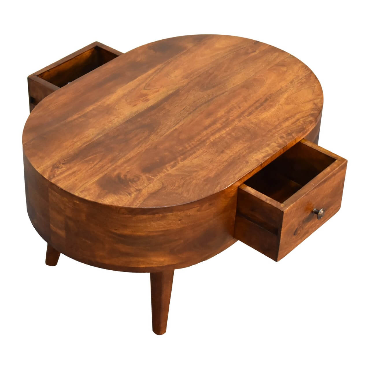 London Narrow Coffee Table, Chestnut