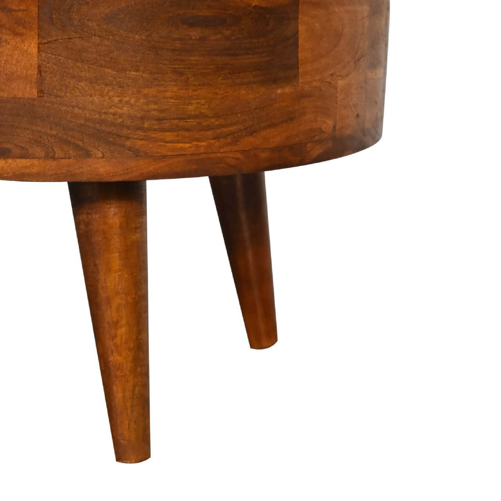 London Narrow Coffee Table, Chestnut