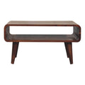 Arto Open TV Stand, Chestnut