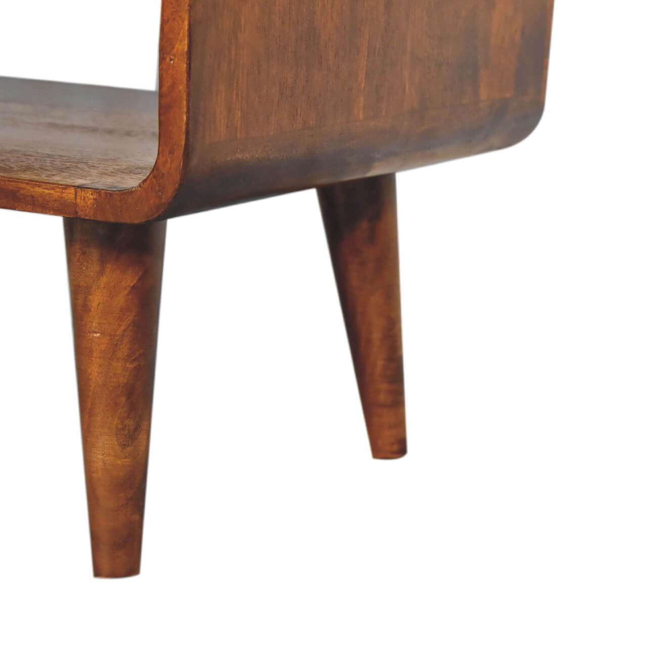 Arto Open TV Stand, Chestnut