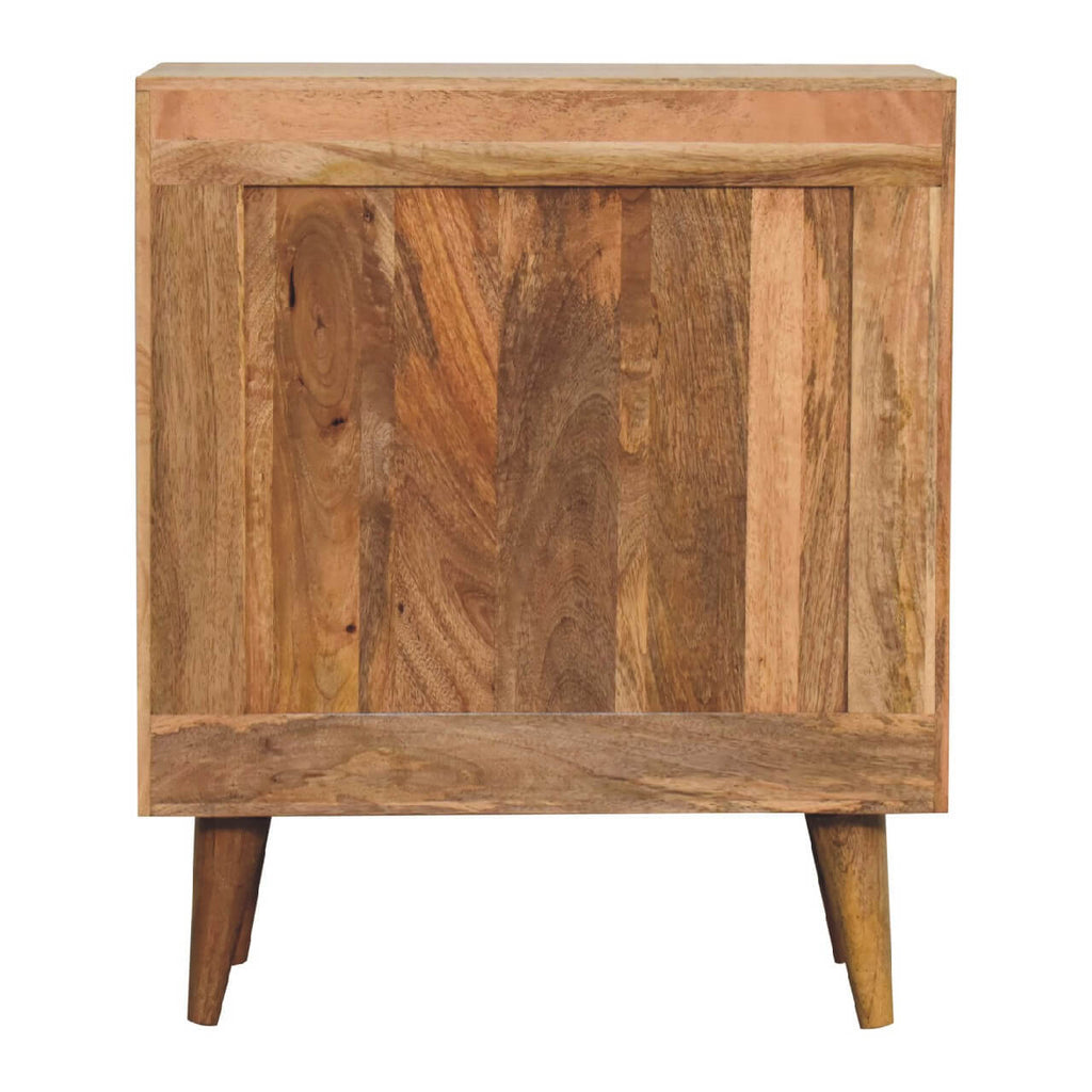 Narrow Pineapple Carved Cabinet