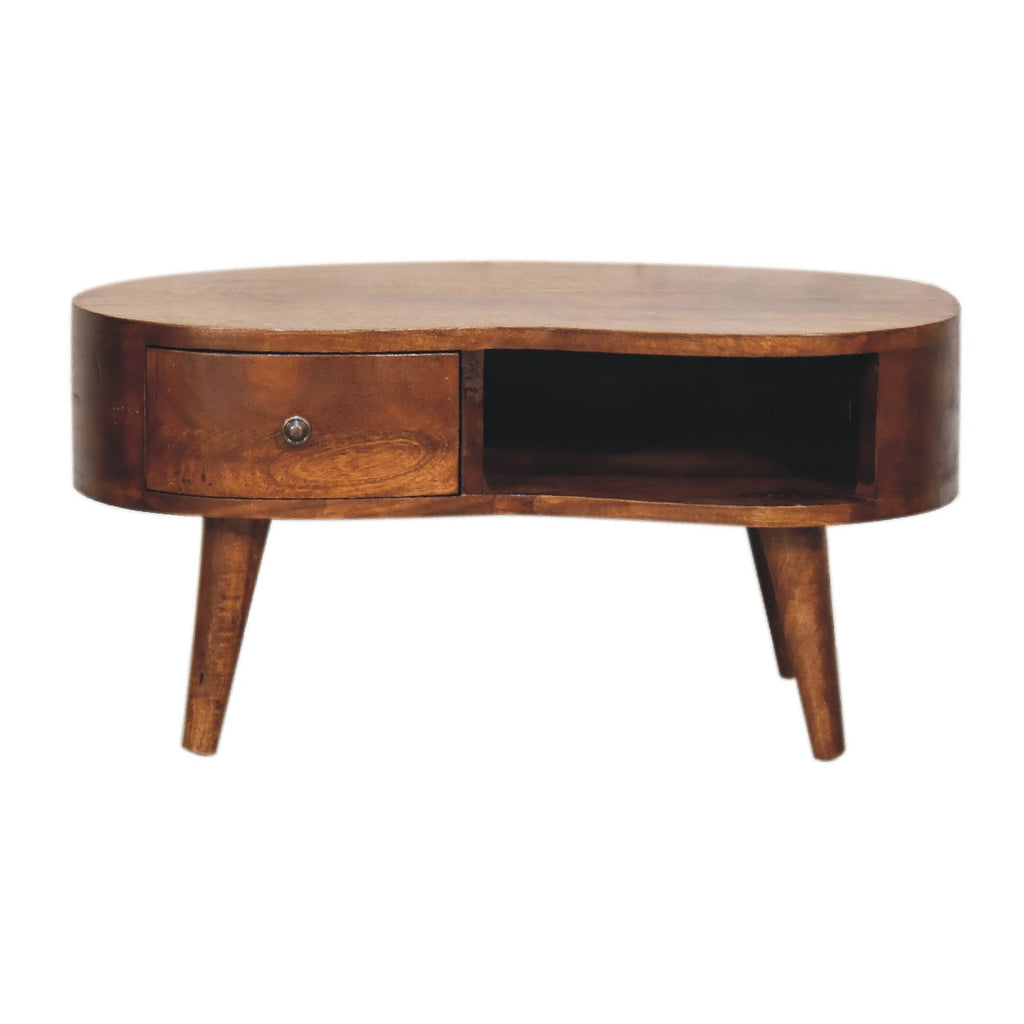 Elias Narrow Coffee Table, Chestnut