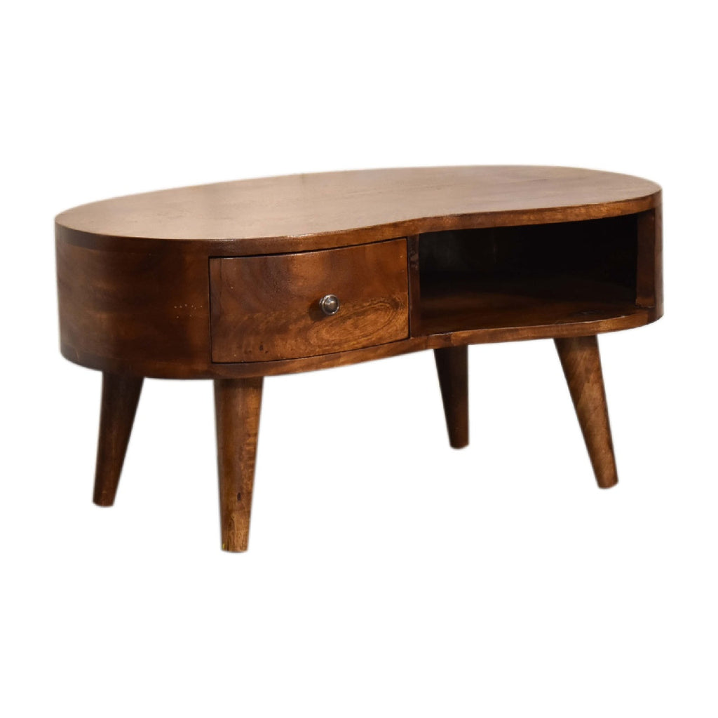 Elias Narrow Coffee Table, Chestnut