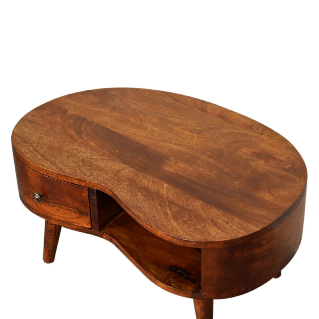Elias Narrow Coffee Table, Chestnut