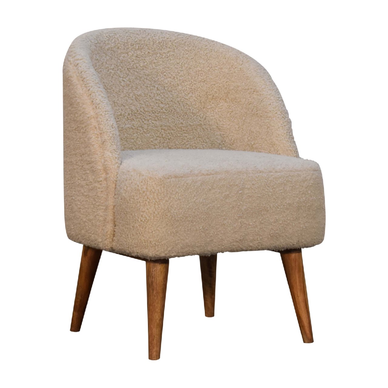 Bouclé Tub Chair