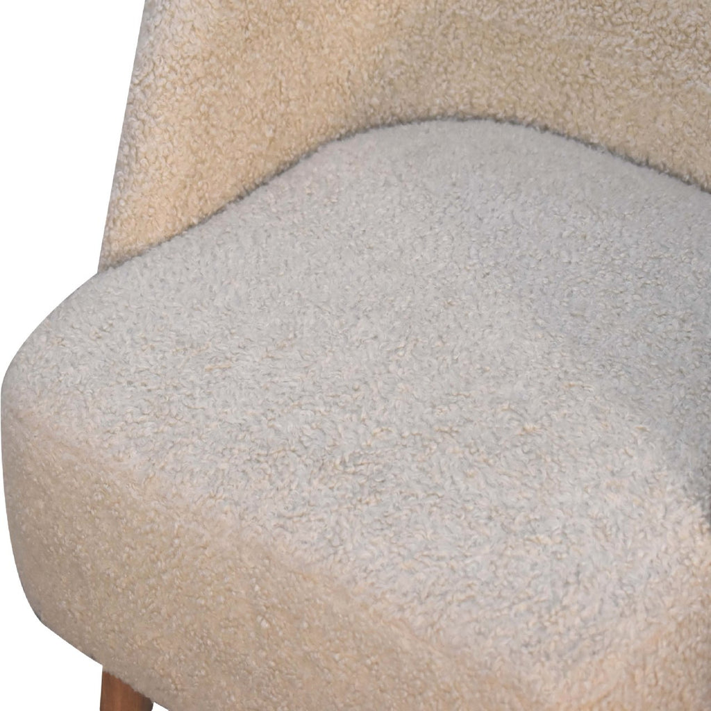 Bouclé Tub Chair