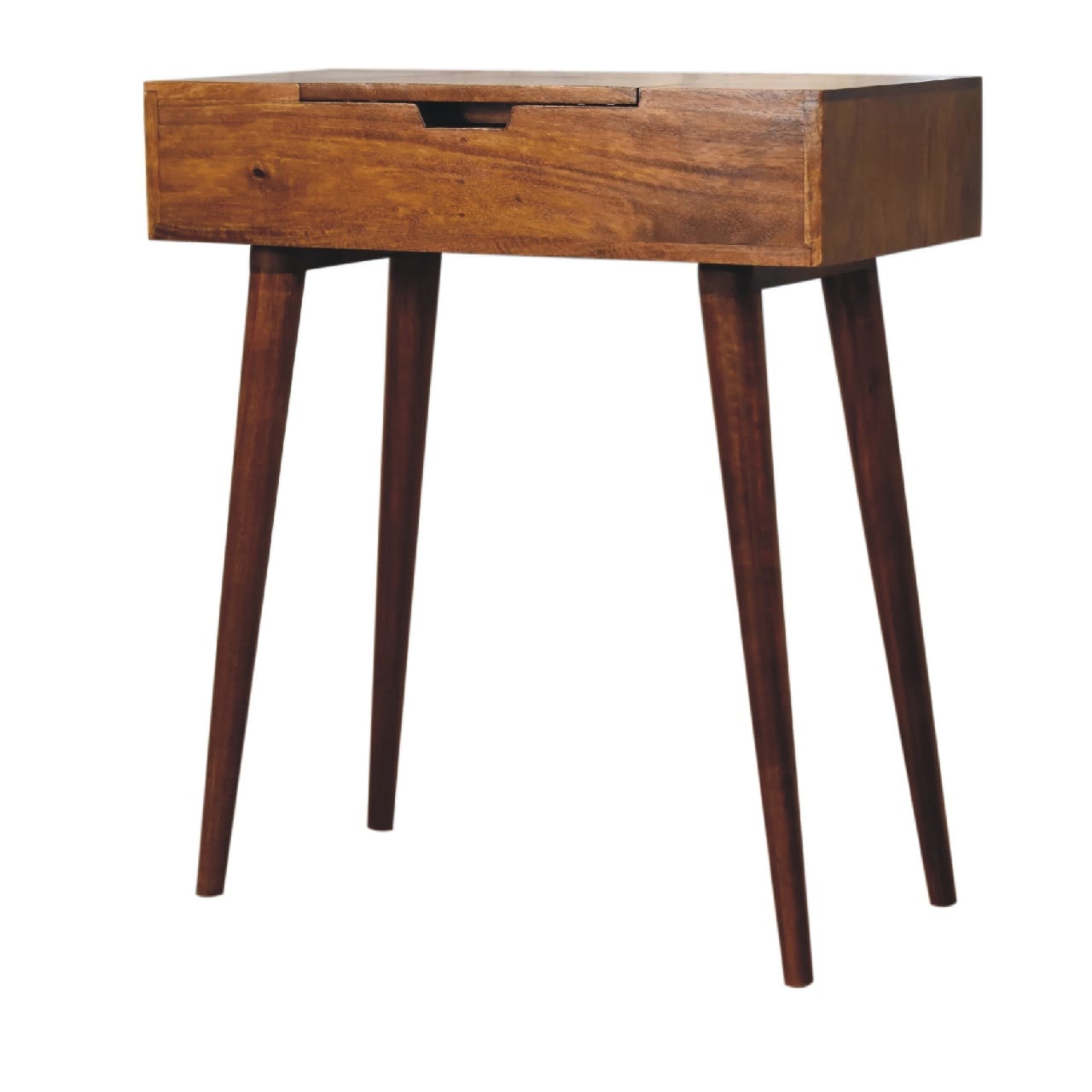 Astrid Narrow Dressing Table, Chestnut