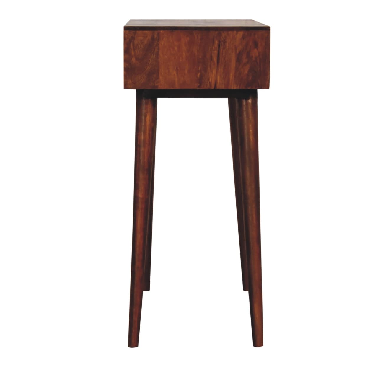 Astrid Narrow Dressing Table, Chestnut