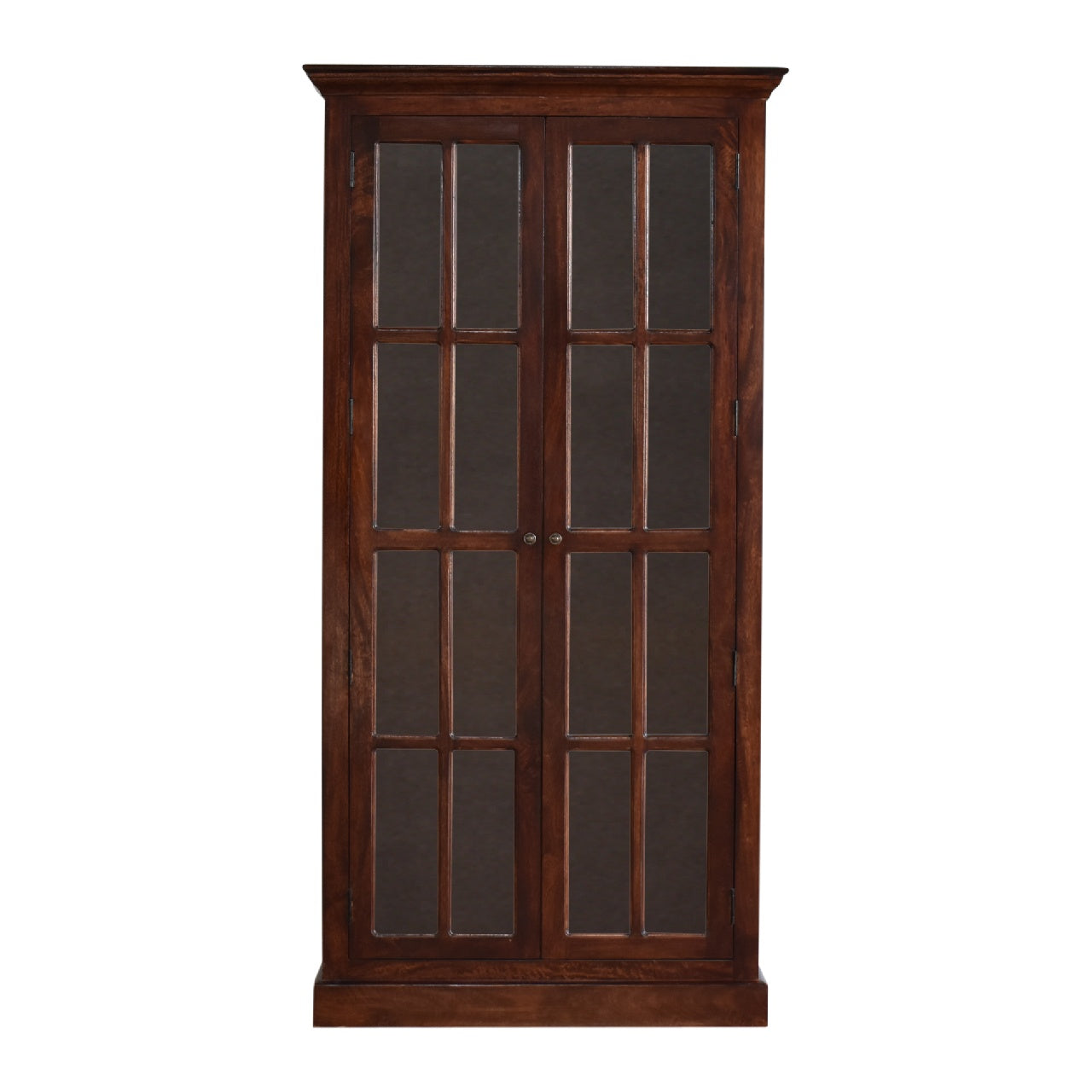 Glazed Cabinet, Cherry Finish